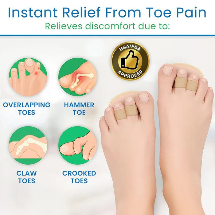 Vive Health-INS1028DBL Double Toe Splint 2-pack