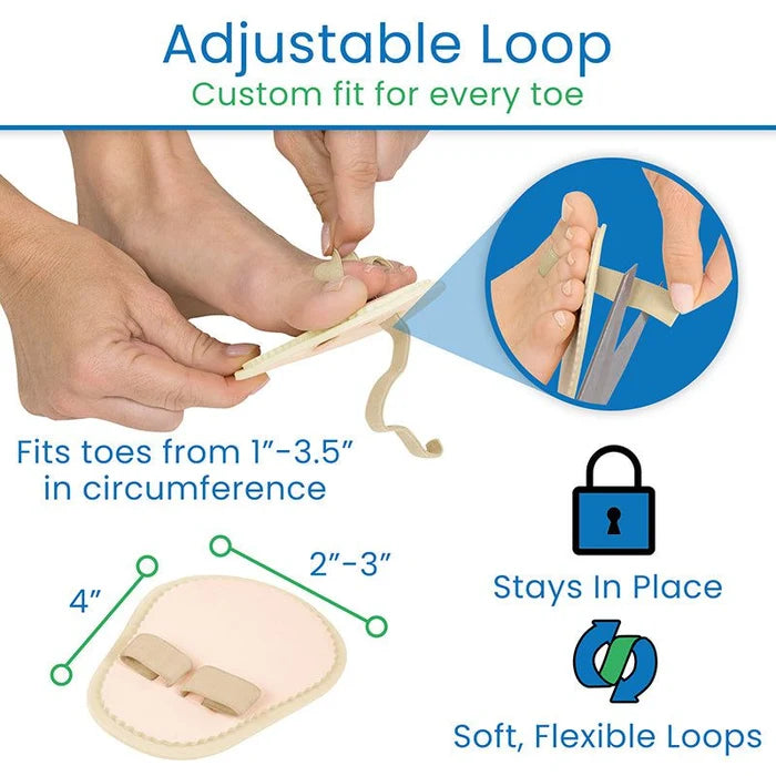 Vive Health-INS1028DBL Double Toe Splint 2-pack