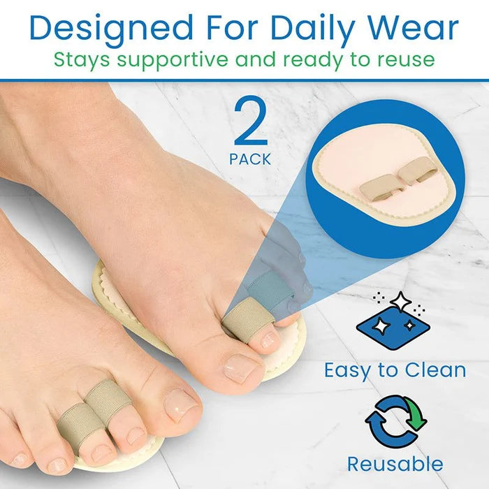 Vive Health-INS1028DBL Double Toe Splint 2-pack