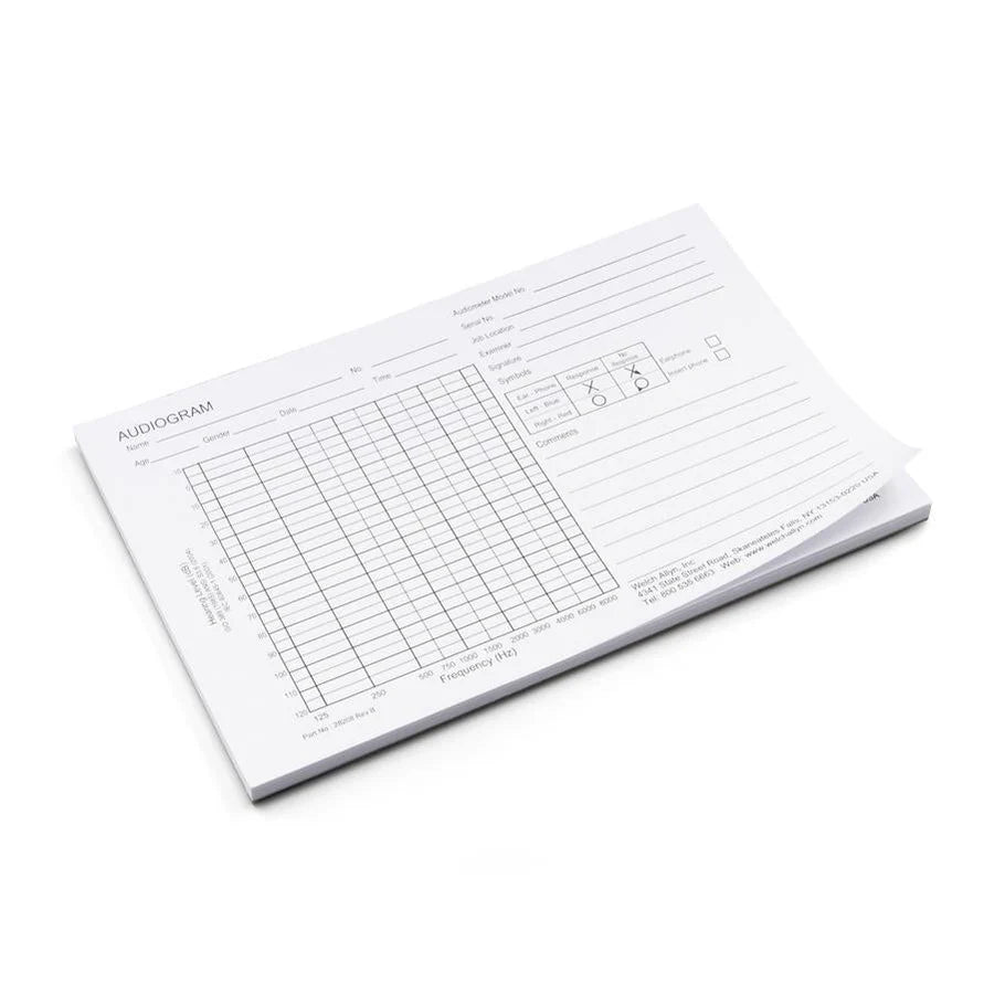 Welch Allyn/Hillrom-28208 AM Audiogram Forms 1 Pad Of 50