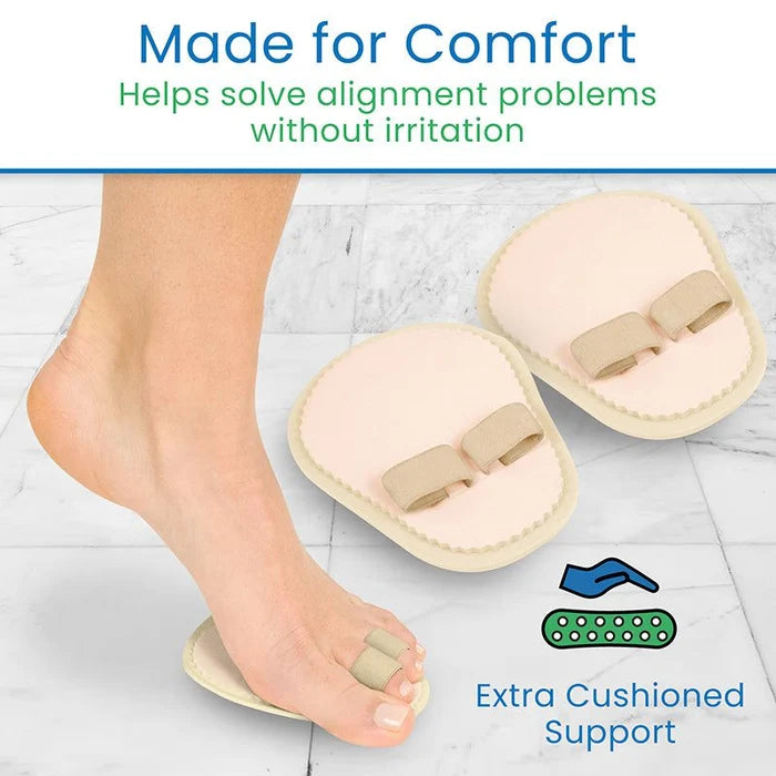 Vive Health-INS1028DBL Double Toe Splint 2-pack