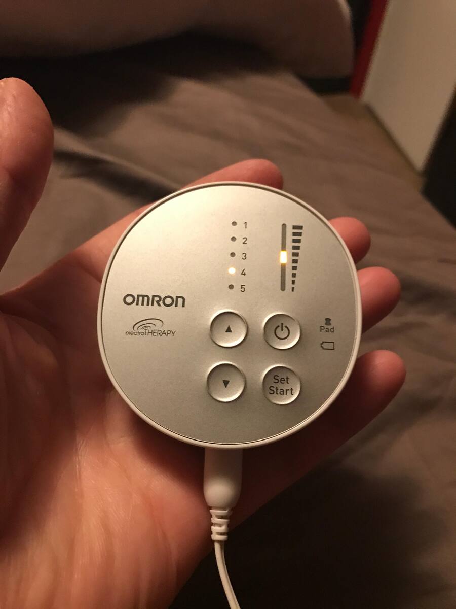 Omron Healthcare-PM400 Pocket Pain Pro TENS Unit, Powerful Drug-free Pain Relief, 12/cs