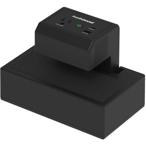 Luxor-KBEP-CGR KwikBoost EdgePower Clamp-On Desktop Charging Unit