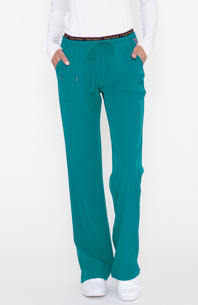 Break On Through by HeartSoul Women's Heart Breaker Drawstring Scrub Pant - Tall