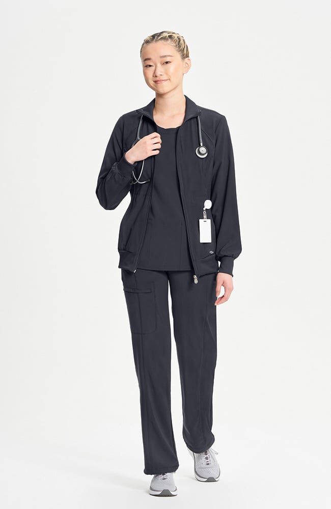 Infinity Women's Zip Front Warm Up Scrub Jacket
