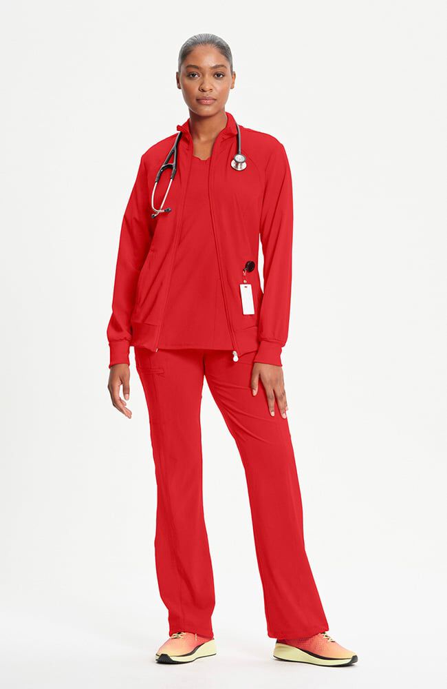 Infinity Women's Zip Front Warm Up Scrub Jacket