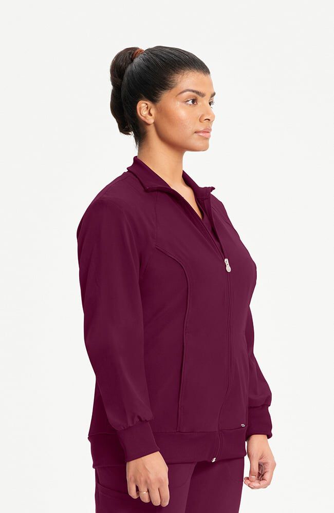 Infinity Women's Zip Front Warm Up Scrub Jacket