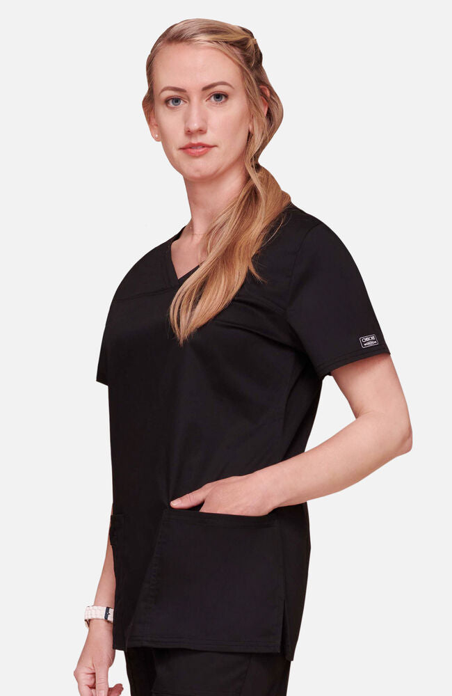 Cherokee Medical Allura Women’s Three front pockets V-Neck Top