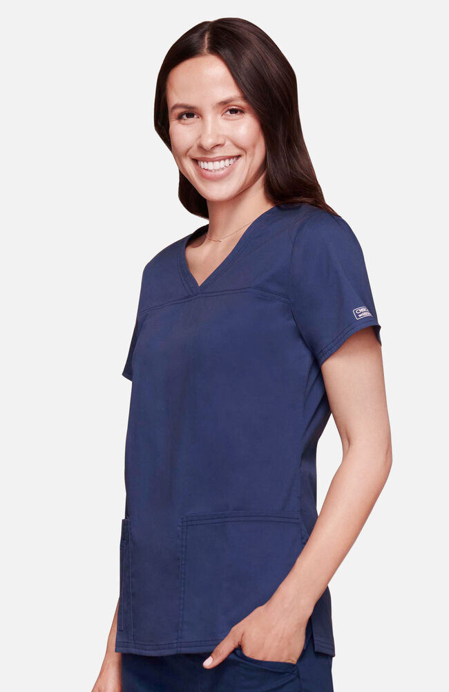 Cherokee Medical Allura Women’s Three front pockets V-Neck Top