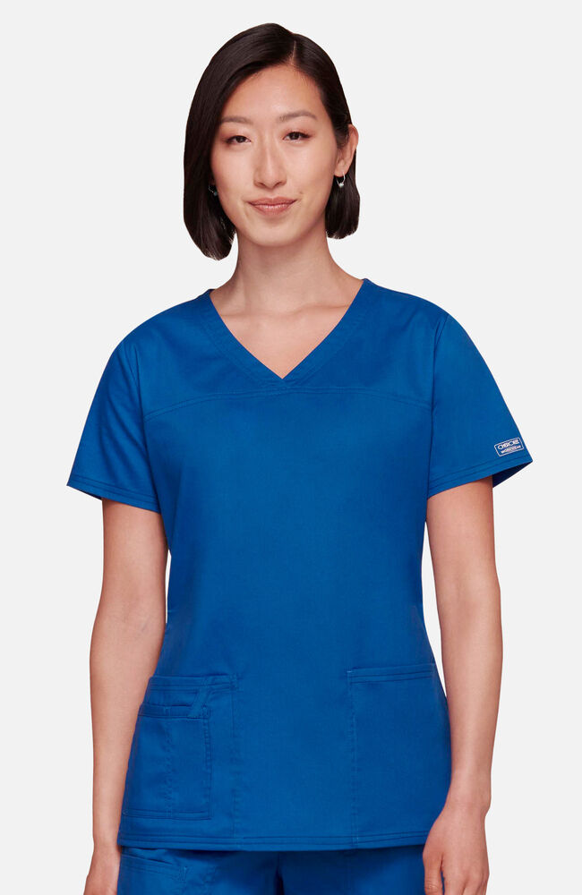 Cherokee Medical Allura Women’s Three front pockets V-Neck Top