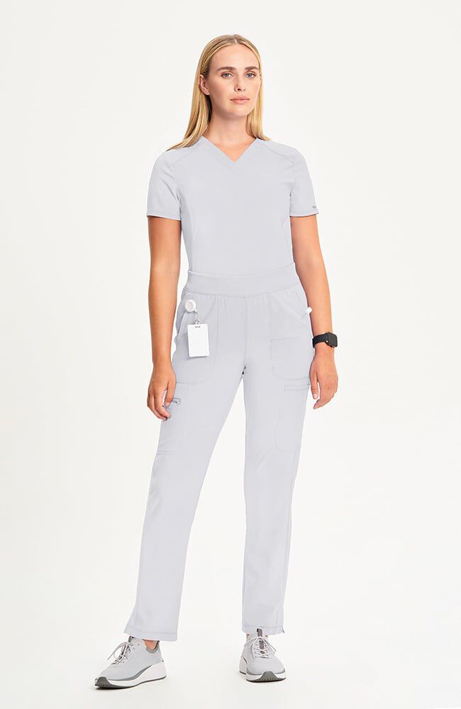 Infinity Women's Mid Rise Tapered Leg Pull-On Scrub Pant - Regular