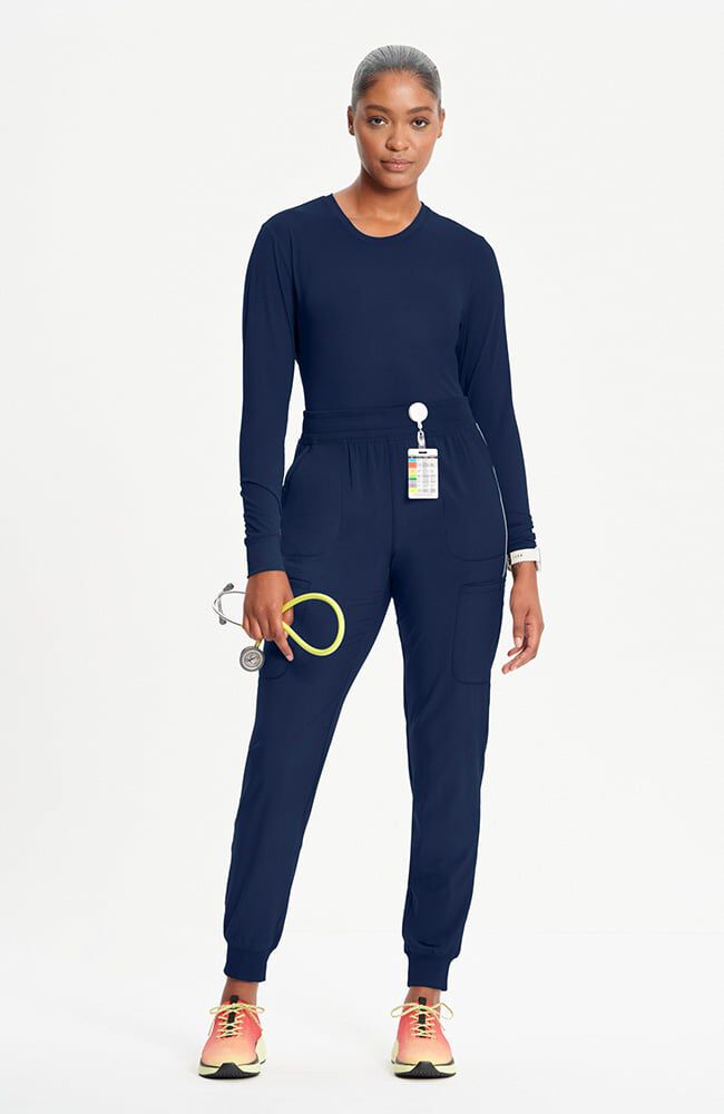 Infinity Women's Rib Trim 6-Pocket Jogger Scrub Pant - Regular