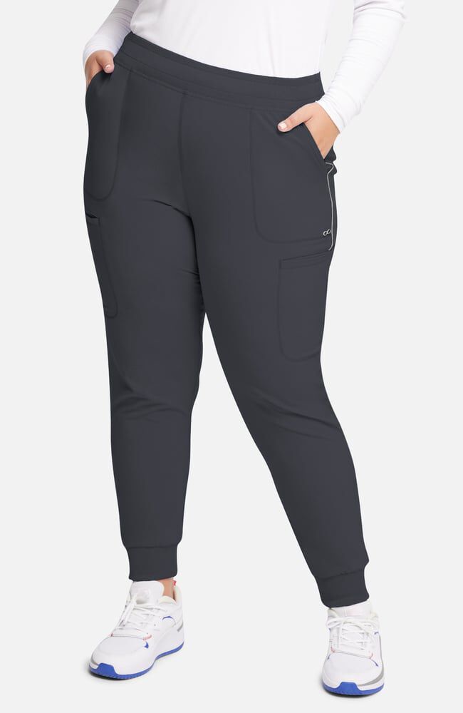 Infinity Women's Rib Trim 6-Pocket Jogger Scrub Pant - Regular