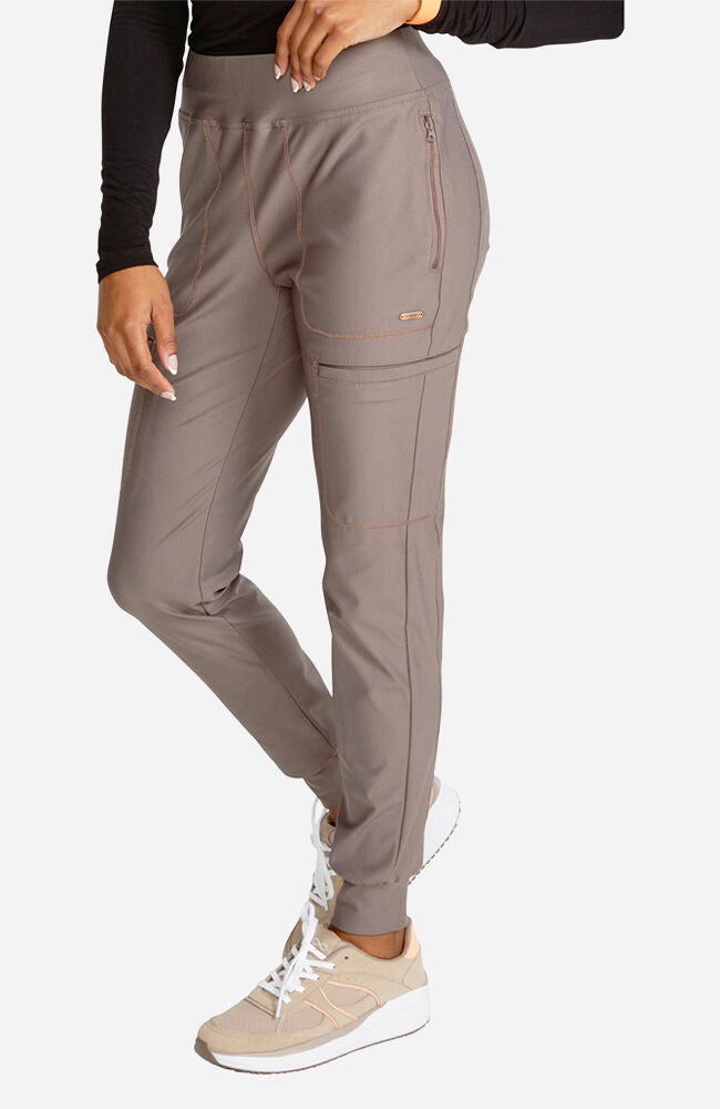 Cherokee Medical FORM Women's Mid Rise Jogger Scrub Pant - Petite