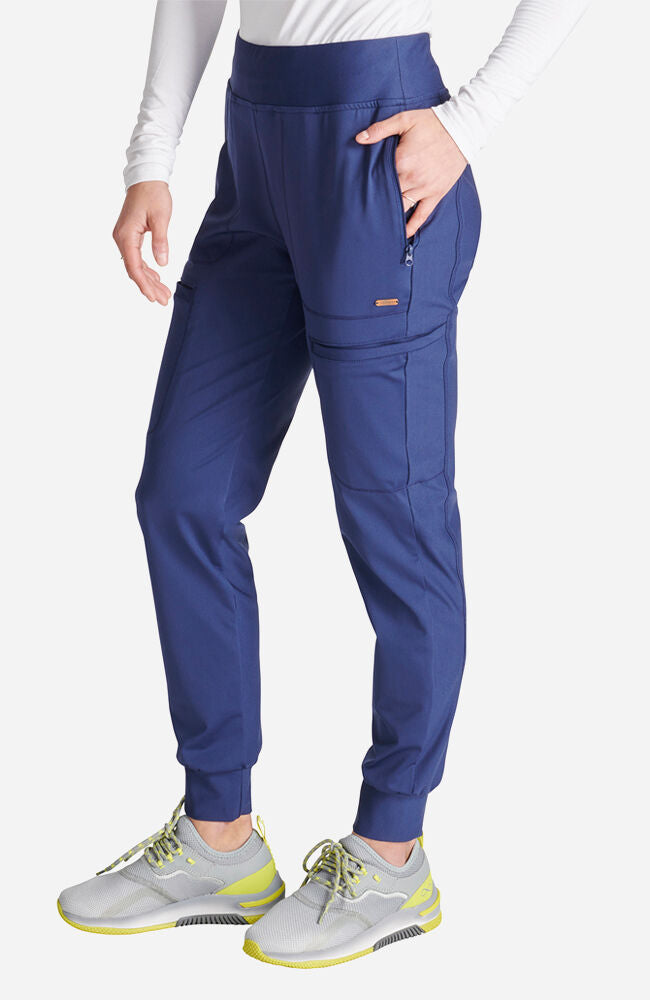 Cherokee Medical FORM Women's Mid Rise Jogger Scrub Pant - Tall