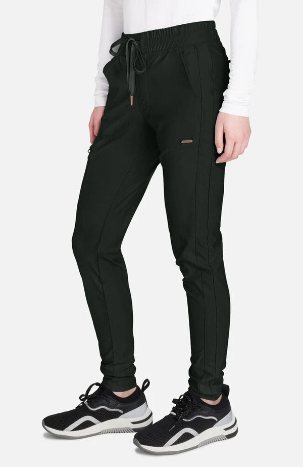 Cherokee Medical FORM Women's Mid Rise Tapered Leg Drawstring Scrub Pant - Petite