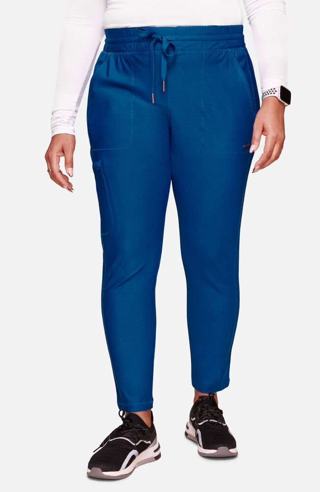 Cherokee Medical Women's Mid Rise Tapered Leg Drawstring Scrub Pant, Tall