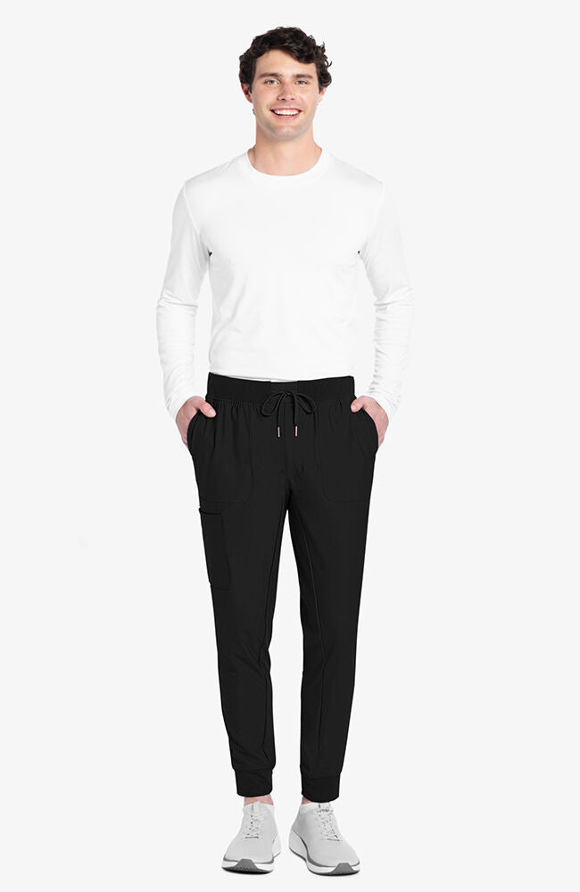 Cherokee Medical FORM Men's Mid Rise Jogger Scrub Pant