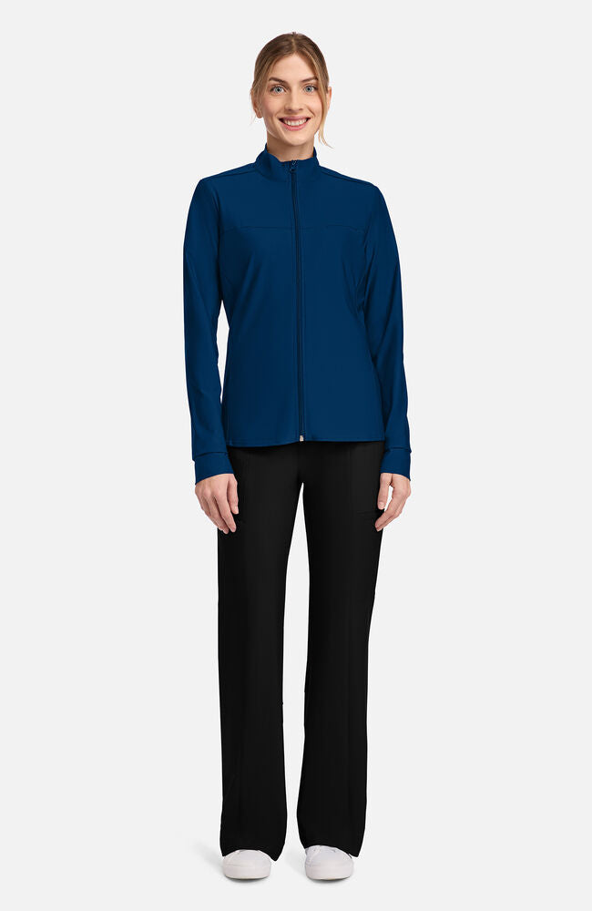 Cherokee Medical FORM Women's Knit 3-Pocket Zip Front Scrub Jacket
