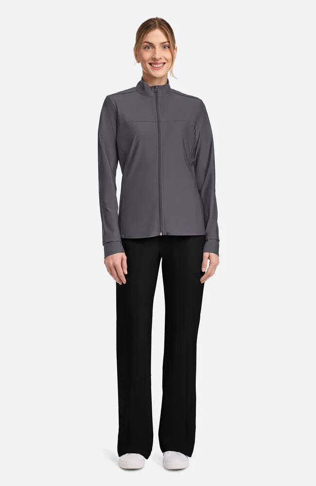 Cherokee Medical FORM Women's Knit 3-Pocket Zip Front Scrub Jacket