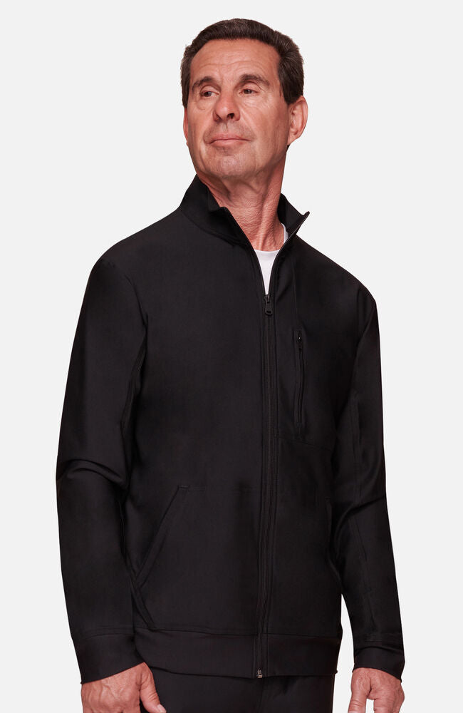Cherokee Medical FORM Men's Zip Front Mock Neck Scrub Jacket
