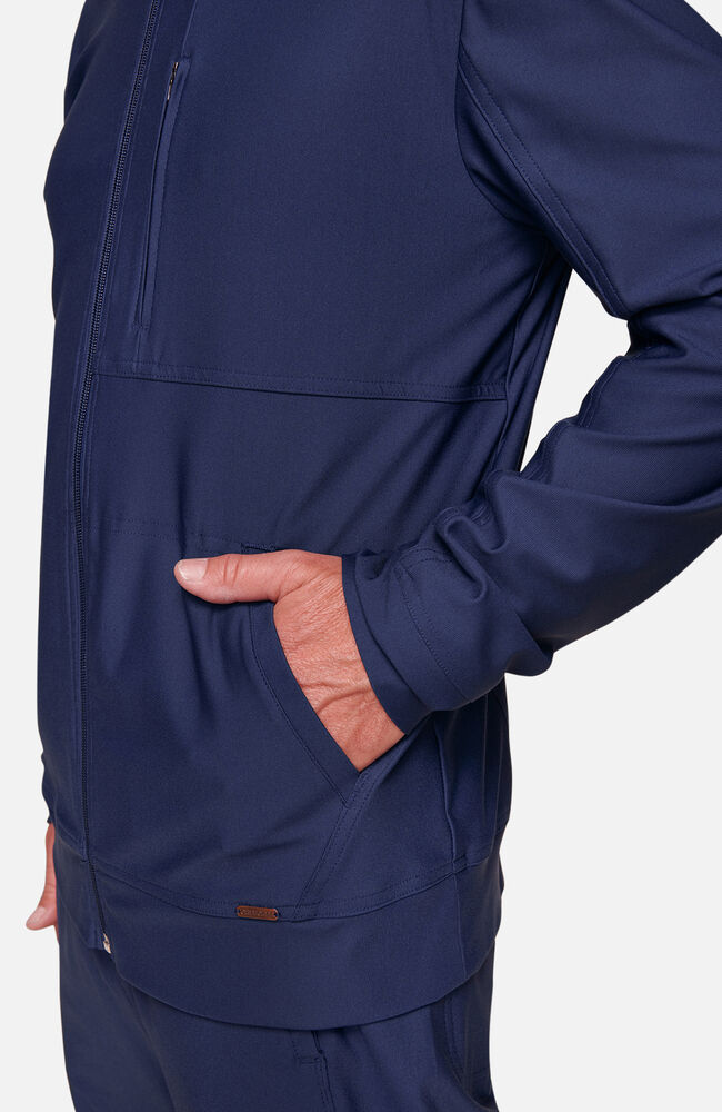 Cherokee Medical FORM Men's Zip Front Mock Neck Scrub Jacket