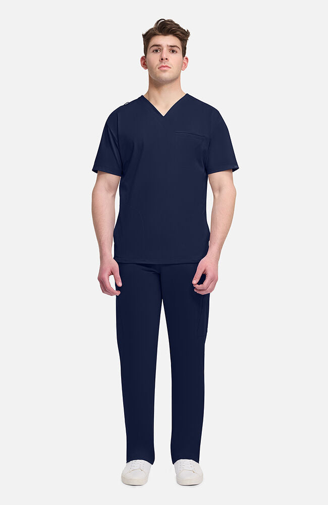Cherokee Medical ACHIEVE Men's 3-Pocket Relaxed V-Neck Scrub Top