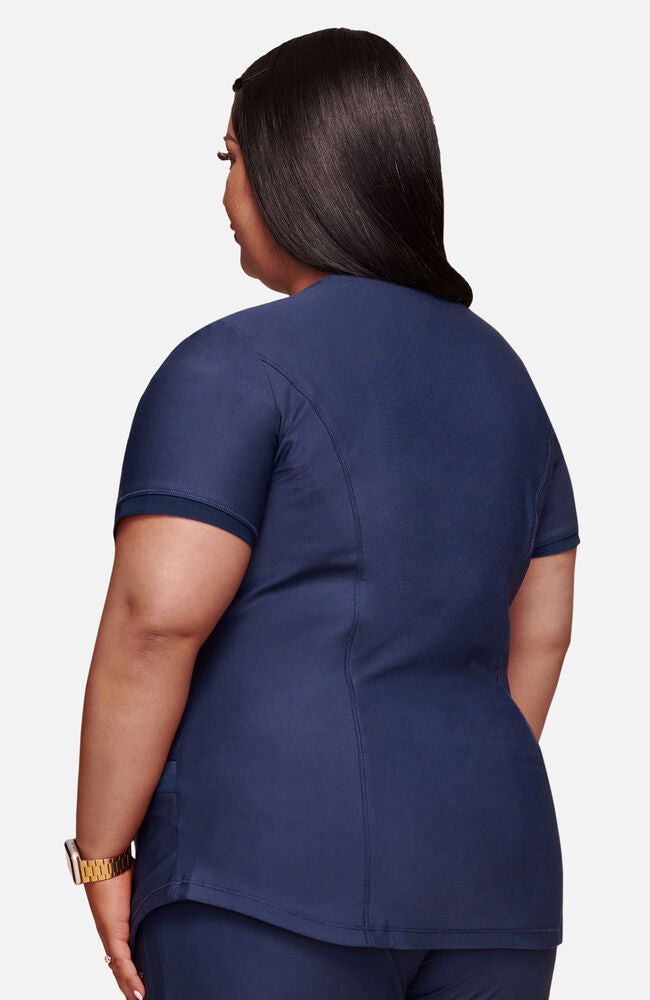 Cherokee Medical FORM Women's Curved Hemline V-Neck Scrub Top