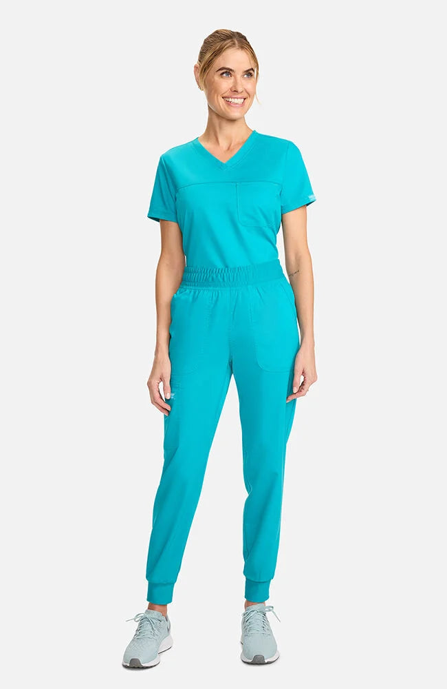 Cherokee Medical Women's Mid Rise Jogger Scrub Pant, Regular
