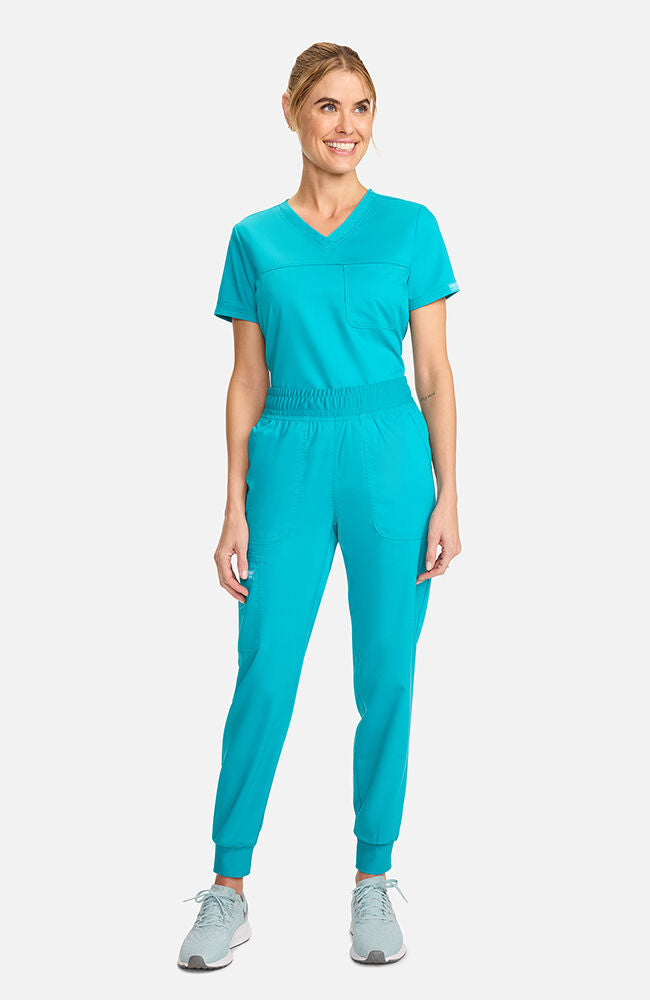 Cherokee Medical Women's Mid Rise Jogger Scrub Pant - Tall