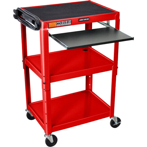 Luxor Adjustable-Height Steel Utility Cart