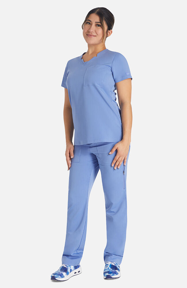 Balance by Dickies Women's Notched V-Neck Scrub Top