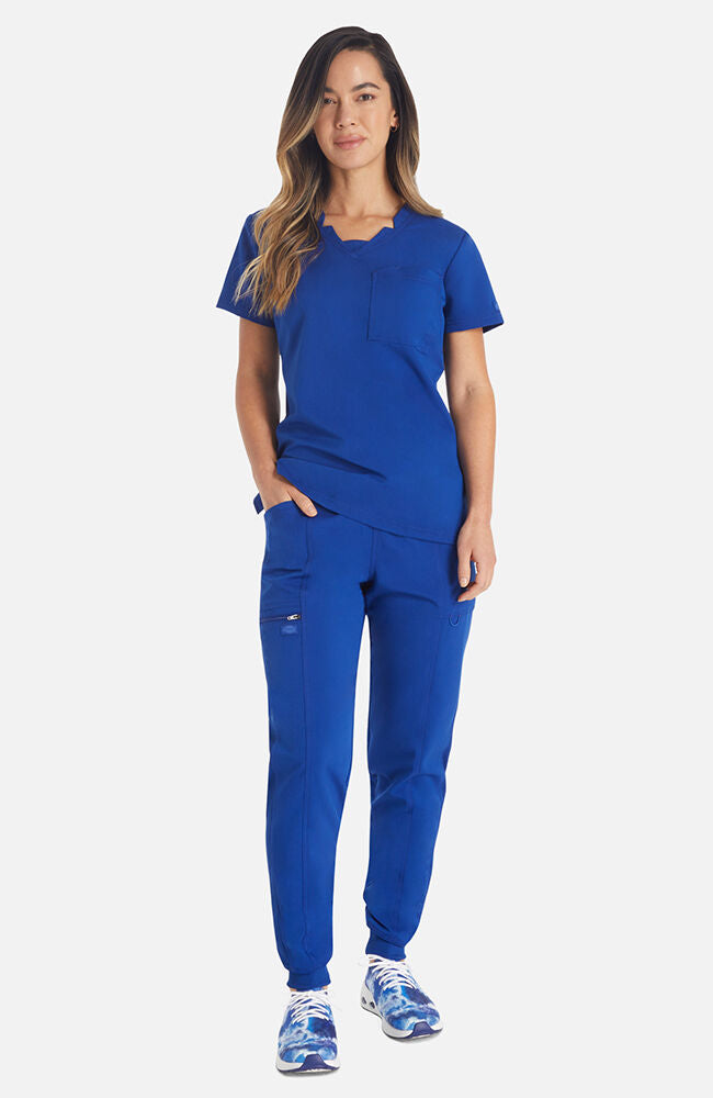 Balance by Dickies Women's Notched V-Neck Scrub Top