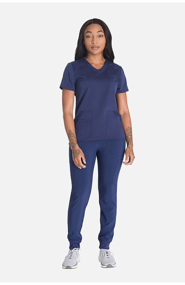 Balance by Dickies Women's V-Neck Solid Scrub Top