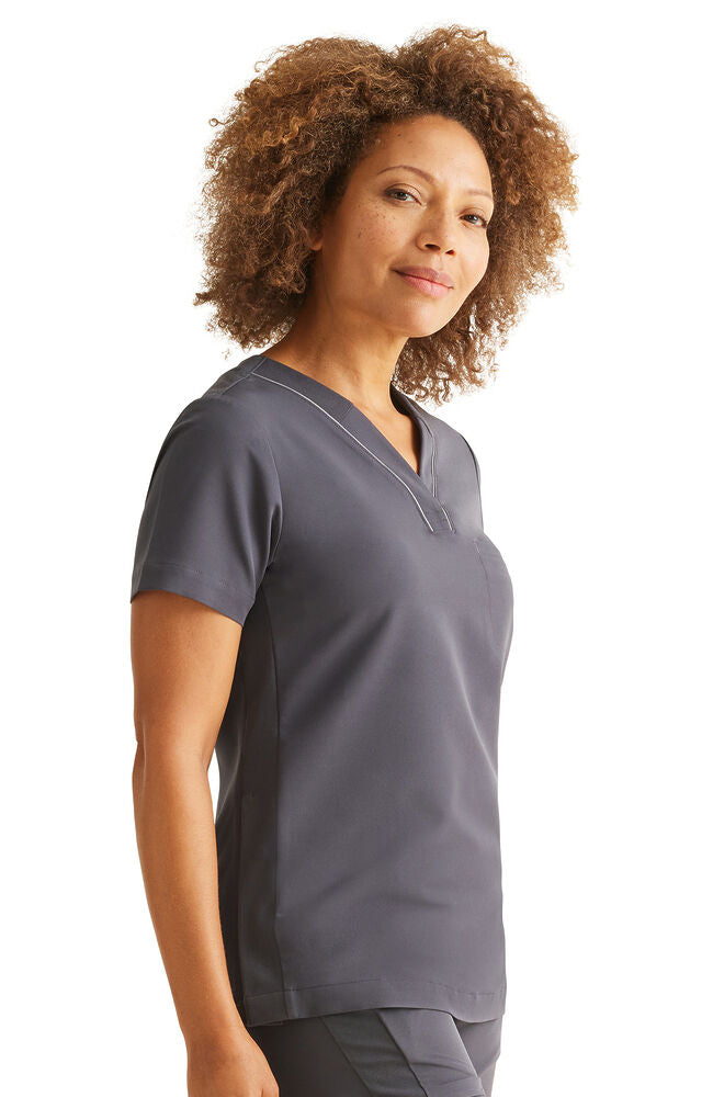 360 by Healing Hands Women's Stella Y-Neck Scrub Top