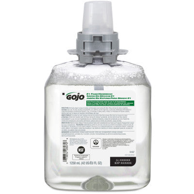 Gojo-5167-04 E1 Foam Handwash, Biobased, FMX-12™, 1250mL (4/cs)