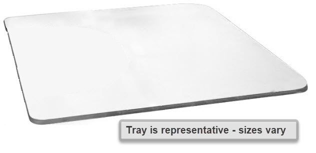 Therafin Tray, Clear, 21W X 18D W/ No BC