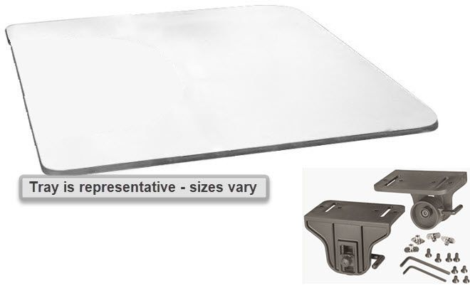 Therafin Tray, Clear, 21W X 18D W/ No BC