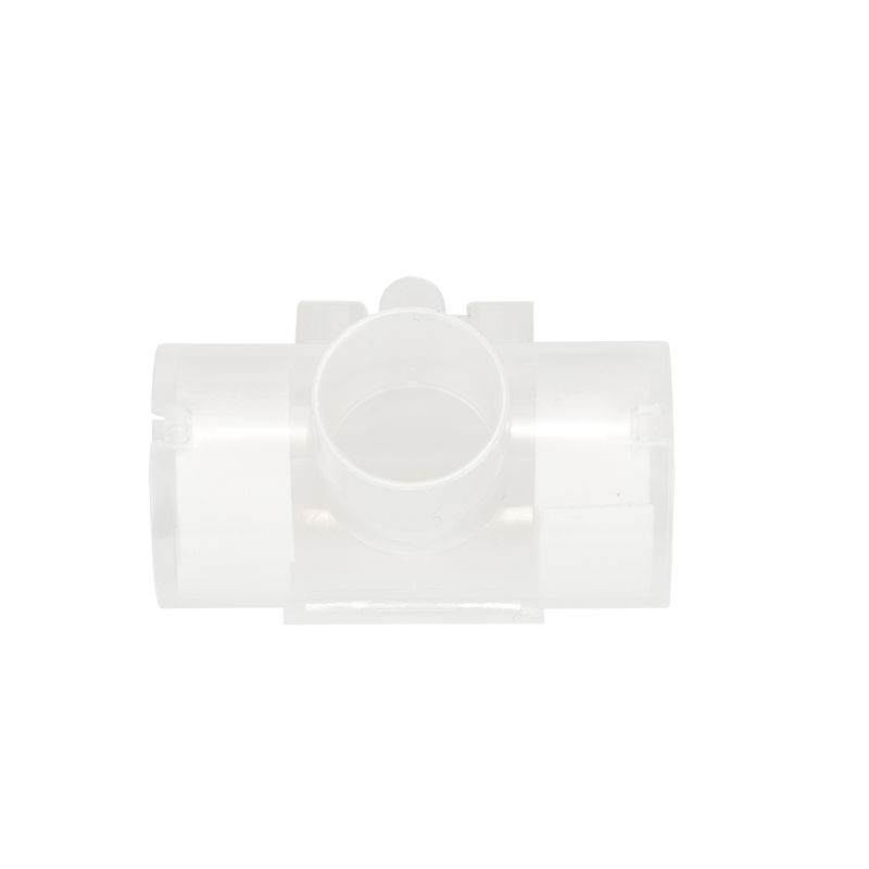 Dynarex 30303 Heat Moisture Exchanger (HME) 1500 Tracheostomy, Adult T-Shape HME w/ Swivel Oxygen Port (50/cs)