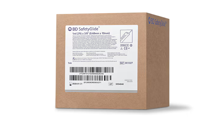 BD Safetyglide™ Needles & Syringes