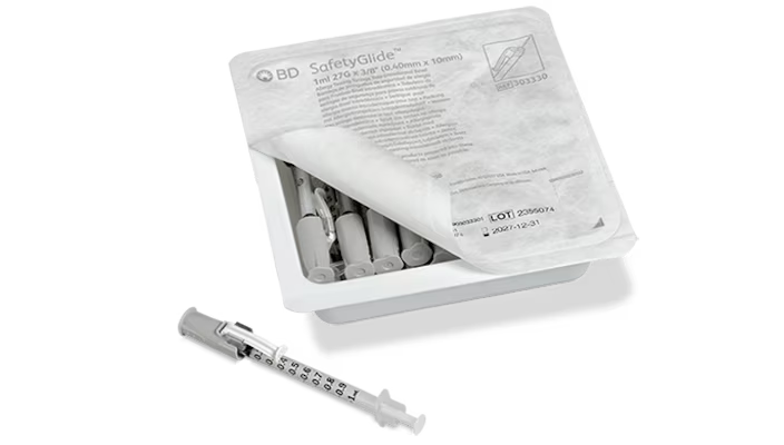 BD Safetyglide™ Needles & Syringes