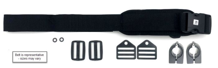 Therafin Belt, 1.5" Single Pull, Sr Buckle, 5.25L X 2.25H Pads