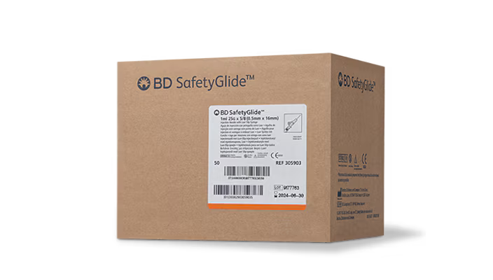 BD Safetyglide™ Needles & Syringes
