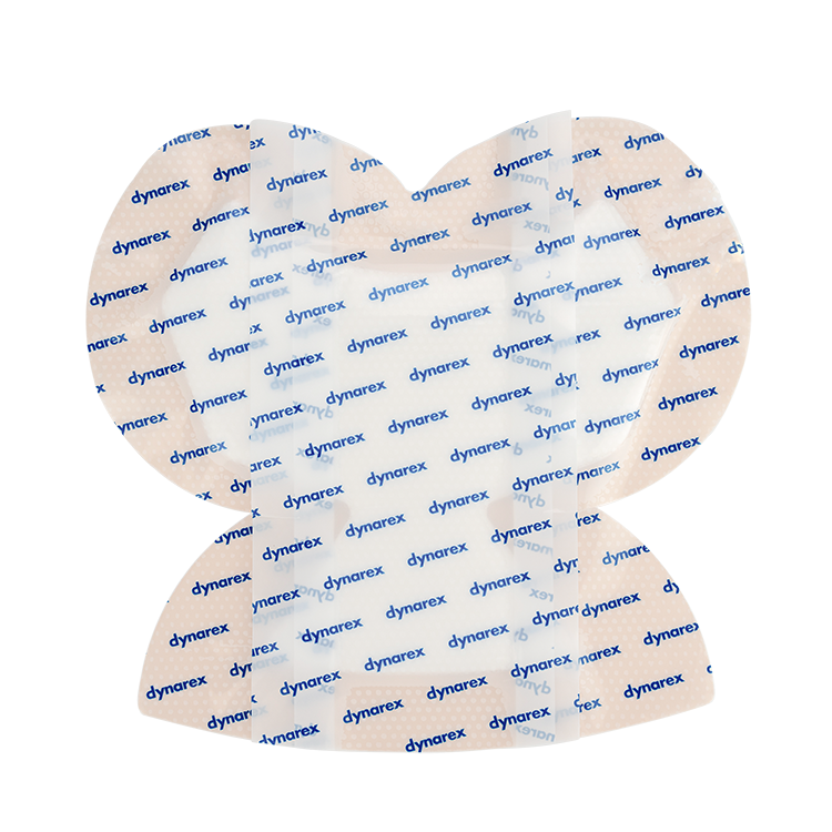 Dynarex SiliGentle - Non-Adhesive and Silicon Bordered Foam Dressing