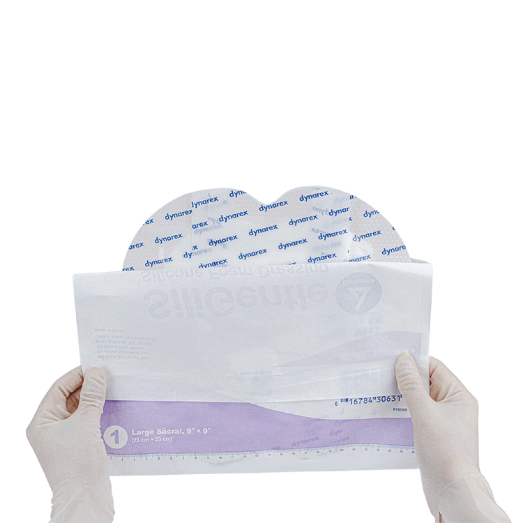 Dynarex SiliGentle - Non-Adhesive and Silicon Bordered Foam Dressing