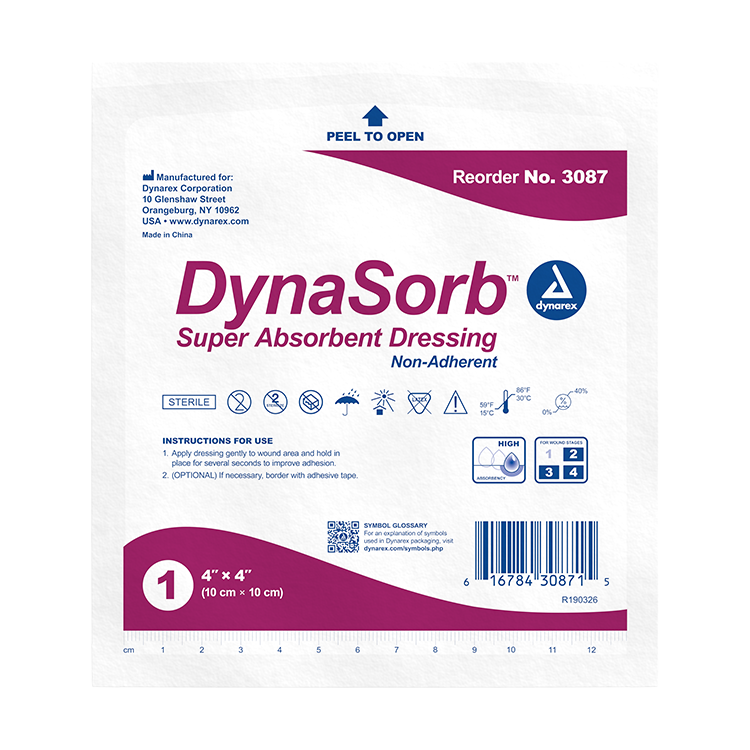 Dynarex DynaSorb Super Absorbent Dressing