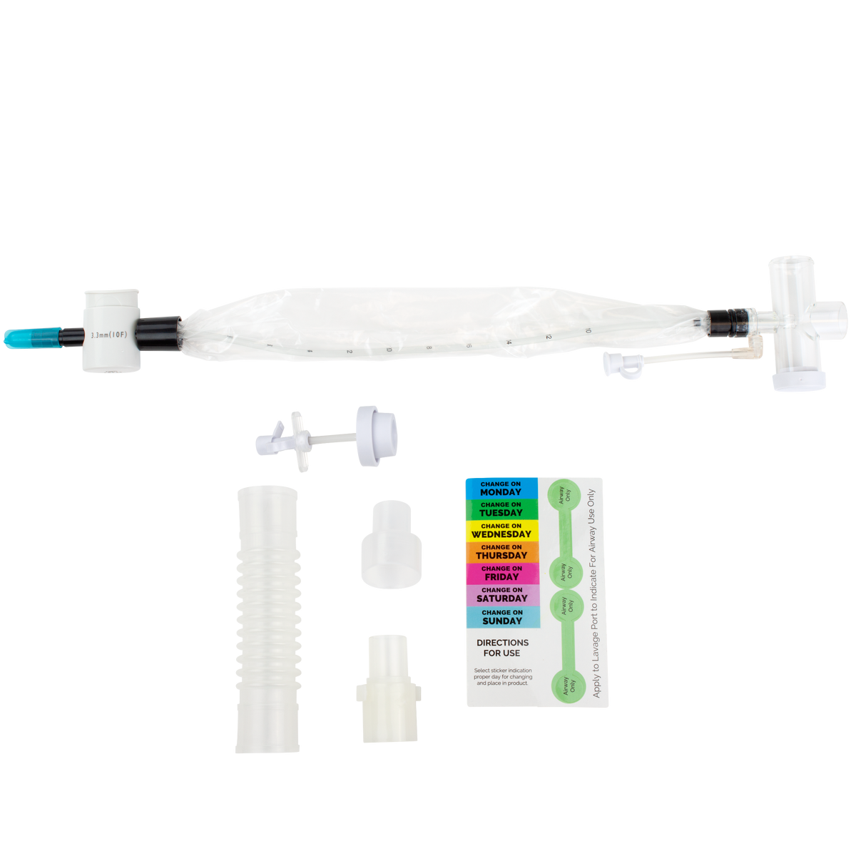 Dynarex Closed Suction Tracheal Catheter w/ T-Piece