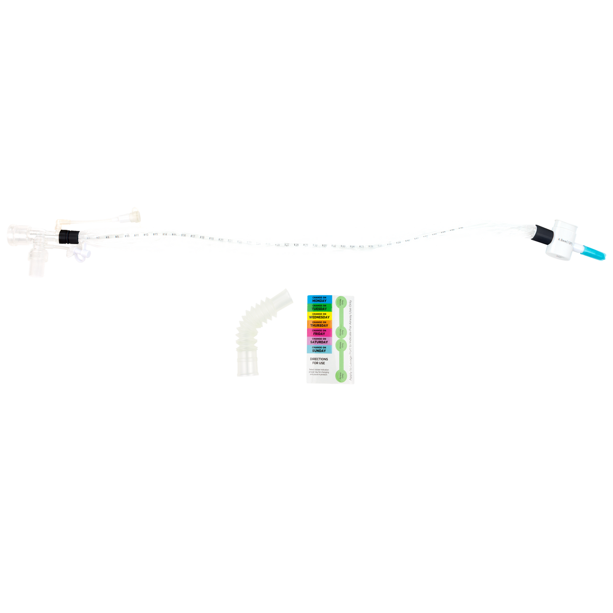 Dynarex Closed Suction Endotracheal Catheter w/ Double Swivel Elbow