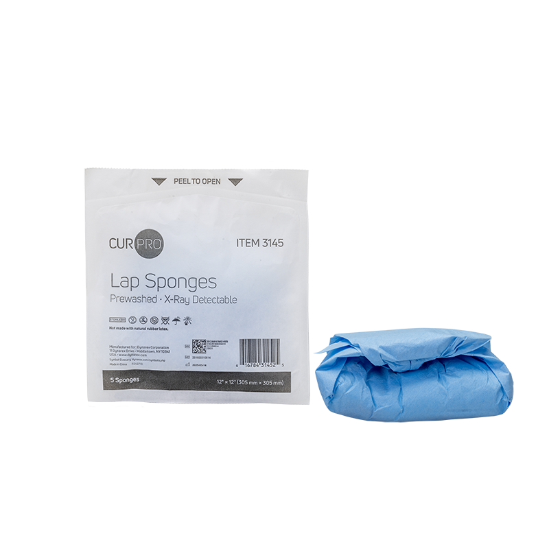Dynarex Lap Sponge Pads - Pre-washed - Sterile