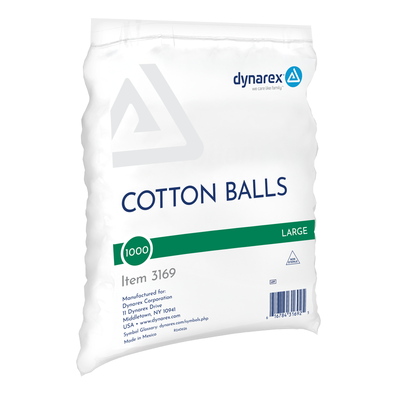 Dynarex Cotton Balls - Non-Sterile